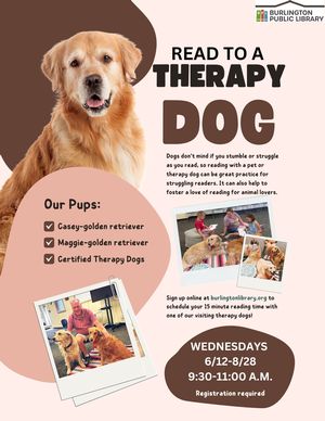 Read to Therapy Dogs